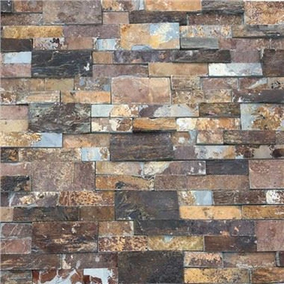 Ledger Stone Panel Devor Shiferli Shpon Jigarrang Rang JREF-020